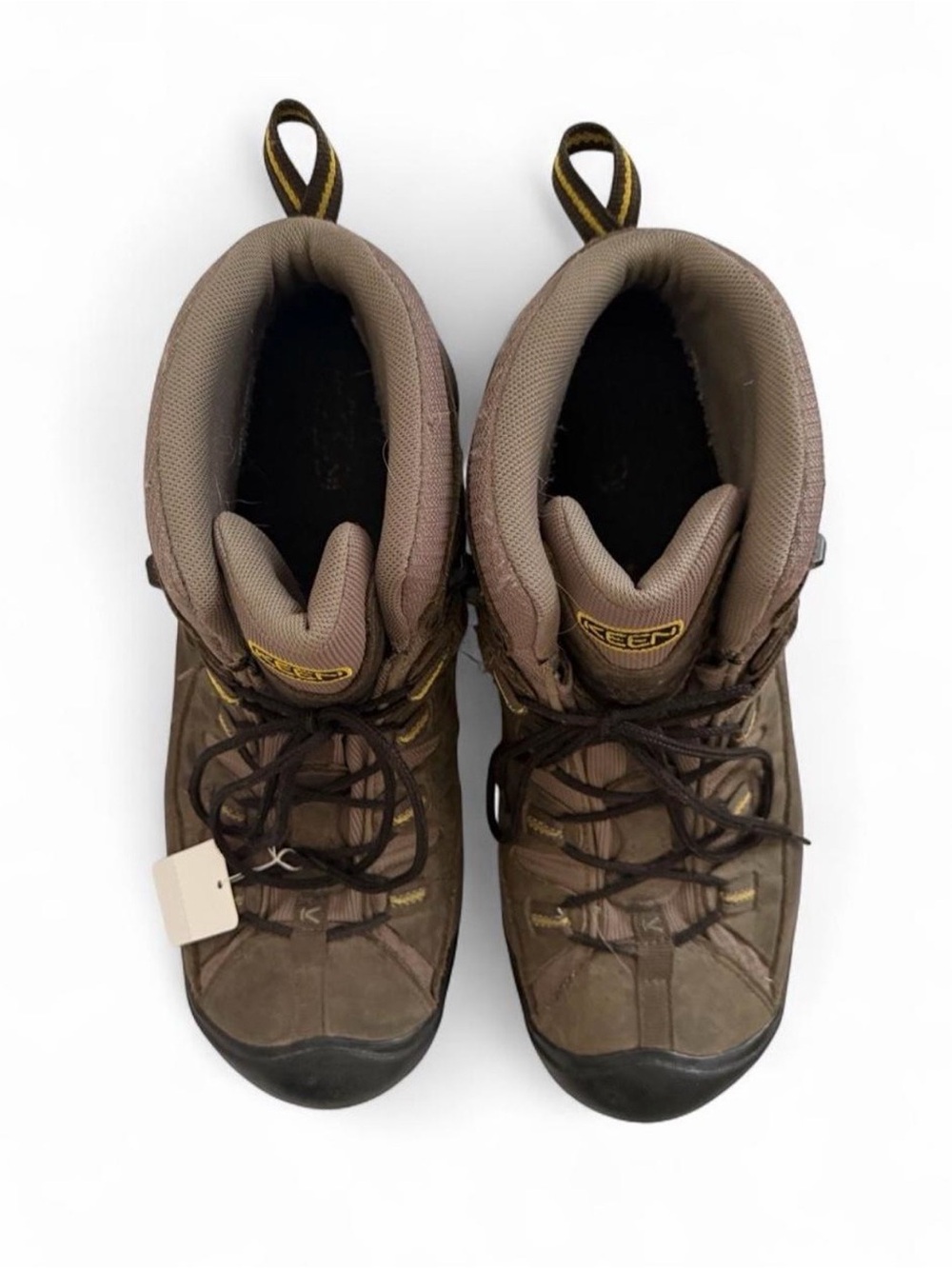 Keen Men’s Targhee ll Mid Waterproof Hiking Boots Brown/Olive Green 11.5